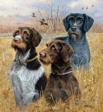  Hound Art - hounds and mallards cynegetics